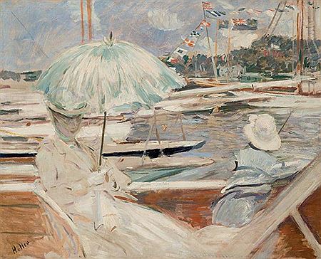 "Madame Helleu et Jean Helleu en bateau". by Paul Cesar Helleu - Auction record, sale price, and art valuation. Compare with similar artists and explore comparable artworks.