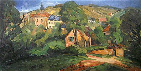 "Le village de Gargilesse" by Anders (Andre) Osterlind - Auction record, sale price, and art valuation. Compare with similar artists and explore comparable artworks.