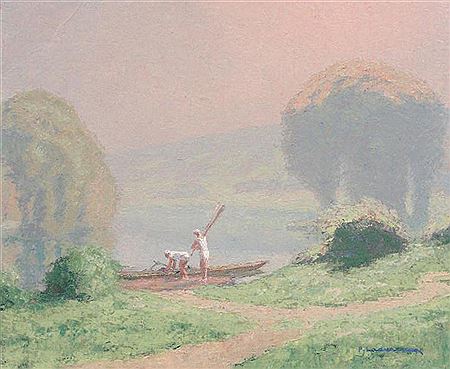 Les canotiers by Pierre Ladureau - Auction record, sale price, and art valuation. Compare with similar artists and explore comparable artworks.