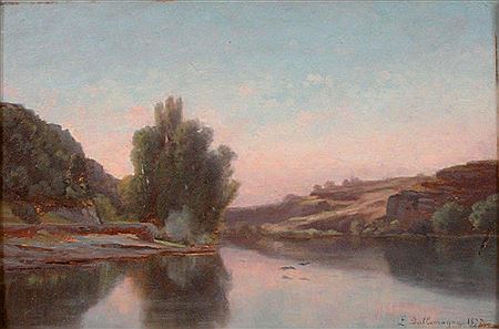 Paysage à la rivière, 1877.