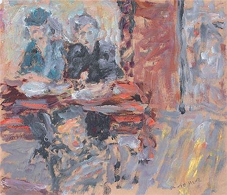 Scène de café