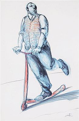 L'homme à la patinette.