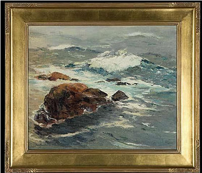 Crashing Surf by Jon Blanchette - Auction record, sale price, and art valuation. Compare with similar artists and explore comparable artworks.
