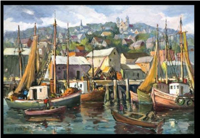 Busy Fishing Docks