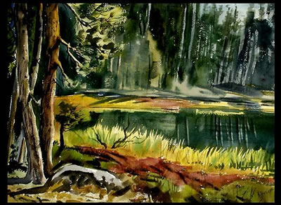 SNOW POND, HIGHWAY 120, YOSEMITE
