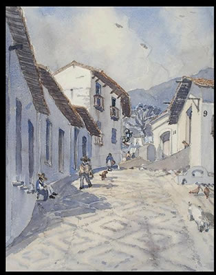 South American Street Scene