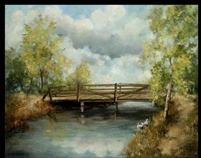 LANDSCAPE WITH DUCKS by Rik Matthyssens - Auction record, sale price, and art valuation. Compare with similar artists and explore comparable artworks.