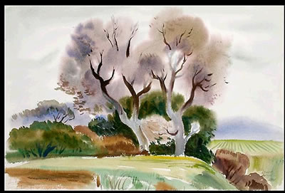 Sample artwork by Leon Amyx (1908 - 1995), known for town-landscape painting, etching, teaching - View similar artists and auction records