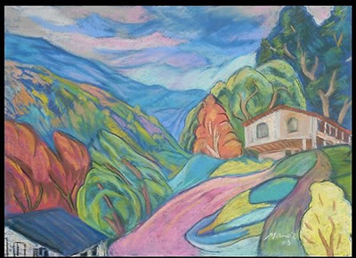 "Hawaiian Home" by Manor Shadian - Auction record, sale price, and art valuation. Compare with similar artists and explore comparable artworks.