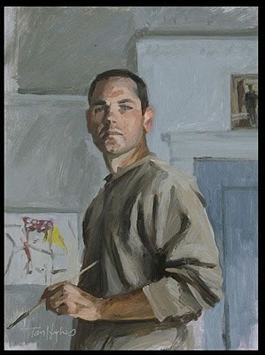 Portrait of Tom Hughes: Self-portrait