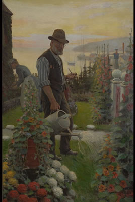 Watering the Flowers, 1909