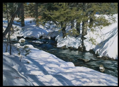 The Little Truckee, Winter Landscape