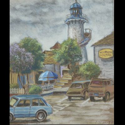 Sample artwork by Ben Wilks (1914 - 2001), known for landscape, seascape, still life and portrait painting, teaching - View similar artists and auction records