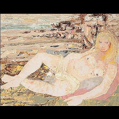 Woman on the beach