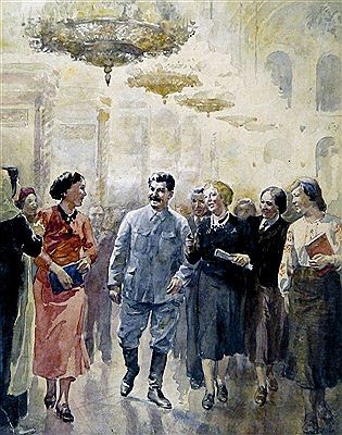 Evening Party with Stalin, 1948.