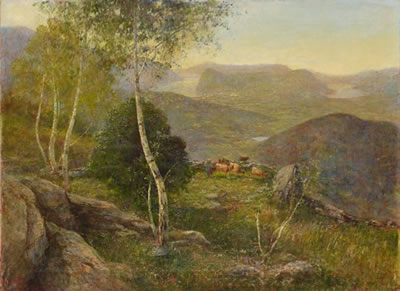 Tessinerlandschaft mit Lugano