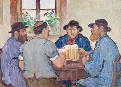 Paysans fribourgeois au bistrot by Francois Louis Jaques - Auction record, sale price, and art valuation. Compare with similar artists and explore comparable artworks.