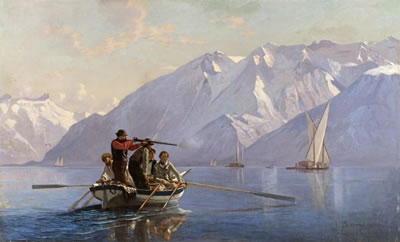 La chasse aux grèbes