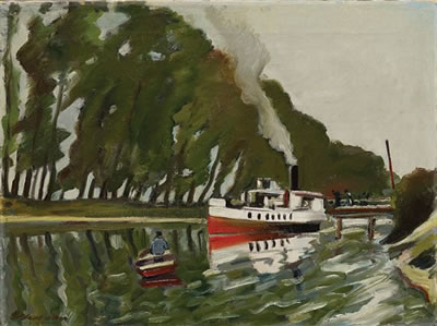Sample artwork by Gabriel Edouard Haberjahn (1890 - 1956), known for painting - View similar artists and auction records