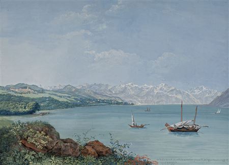 Vue de Lausanne depuis Saint-Sulpice
