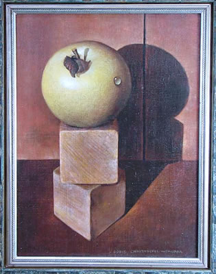 Untitled (Trompe L'Oiel: Still Life With Apple)