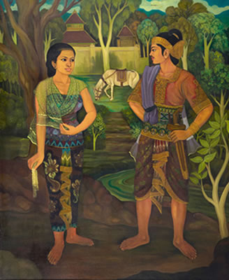 Panji Romance by Soedibio - Auction record, sale price, and art valuation. Compare with similar artists and explore comparable artworks.