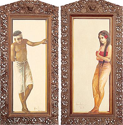 Flirtation (2) by Abdul Aziz - Auction record, sale price, and art valuation. Compare with similar artists and explore comparable artworks.