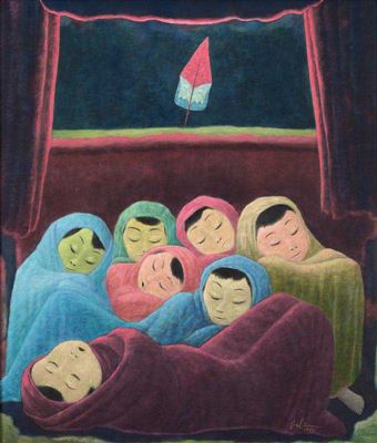Dalang Tidak Bertanggung Jawab (Irresponsible Puppeteer) by Salim Martowiredjo - Auction record, sale price, and art valuation. Compare with similar artists and explore comparable artworks.