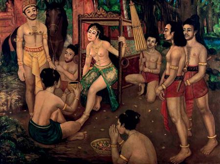 The Story of Ken Arok by Sudarso - Auction record, sale price, and art valuation. Compare with similar artists and explore comparable artworks.