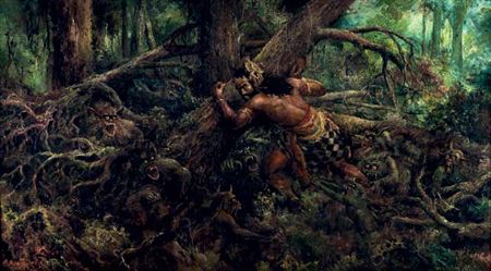 Bima Mbabat Alas (Bima Clearing the Jungle)