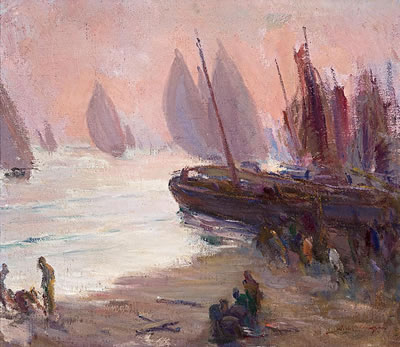 Hoguera en la playa