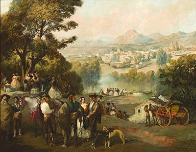 Romería by Francisco Hohenleiter - Auction record, sale price, and art valuation. Compare with similar artists and explore comparable artworks.
