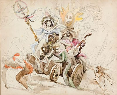 Sample artwork by Alfredo Opisso Cardona (1907 - 1980), known for figurative painting and pencil portraits - View similar artists and auction records