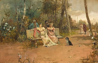 Confidencias en el jardín