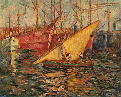 Marina by Rafael Estrany y Ros - Auction record, sale price, and art valuation. Compare with similar artists and explore comparable artworks.