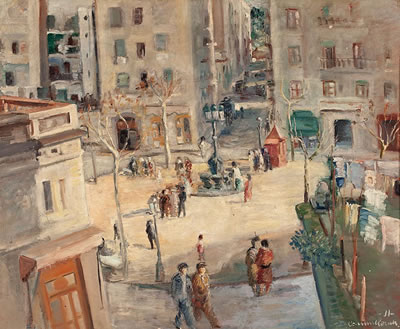 Plaça del Sortidor, Barcelona by Joan Commeleran Carrera - Auction record, sale price, and art valuation. Compare with similar artists and explore comparable artworks.