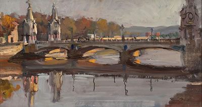 "PONT DE SANT SEBASTIÀ" by Ramon Pichot - Auction record, sale price, and art valuation. Compare with similar artists and explore comparable artworks.