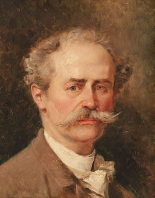 Portrait of Ignacio Leon Escosura: Self-portrait