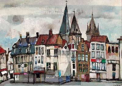 Urban View by Ramon Aguilar More - Auction record, sale price, and art valuation. Compare with similar artists and explore comparable artworks.