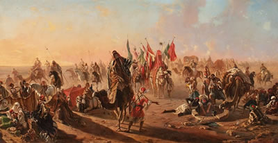 Caravan in the Desert