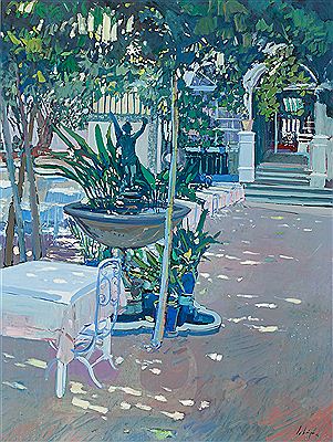 JARDÍN DEL HOTEL ROMÀNTIC DE SITGES