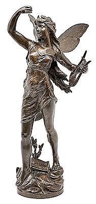 HADA CON LIRA by Emile Bruchon - Auction record, sale price, and art valuation. Compare with similar artists and explore comparable artworks.