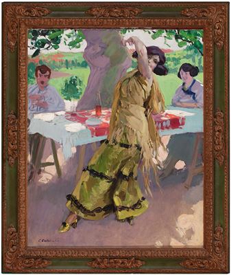 Sample artwork by Claudio Castelucho (1870 - 1927), known for painting - View similar artists and auction records