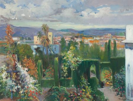 Vista de un pueblo