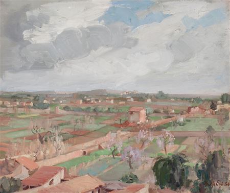 Altafulla landscape by Magda Folch Sole - Auction record, sale price, and art valuation. Compare with similar artists and explore comparable artworks.