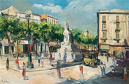 PLA DEL TEATRE, BARCELONA by Joan Serra Melgosa - Auction record, sale price, and art valuation. Compare with similar artists and explore comparable artworks.