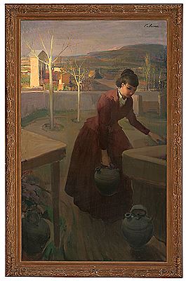 UNA JOVEN by Ramon Calsina i Baro - Auction record, sale price, and art valuation. Compare with similar artists and explore comparable artworks.