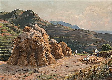Sample artwork by Tomás Viver Aymerych (1876 - 1951), known for mountain and landscape painting, drawing teacher - View similar artists and auction records