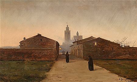 View of Sant Cugat del Vallès by Sebastian Junyent Sans - Auction record, sale price, and art valuation. Compare with similar artists and explore comparable artworks.