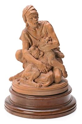 "Caçador de lleons" (o "L'africà") by Agapit Vallmitjana i Abarca - Auction record, sale price, and art valuation. Compare with similar artists and explore comparable artworks.